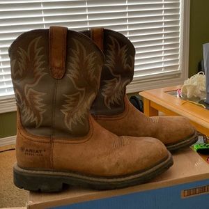 Ariat Steel Toe Cowboy Boot size 8D